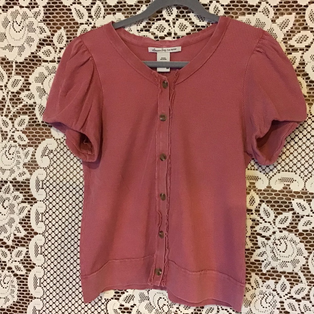 NWT American Rag Top Some Raw Edges
